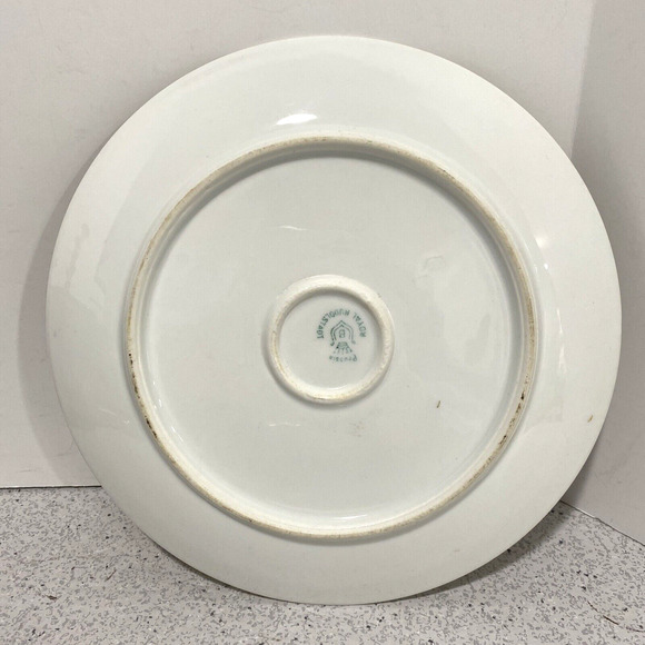 Vintage Royal Rudolstadt Cabinet Plate Prussian Porcelain Floral Hand Painted - Picture 5 of 7